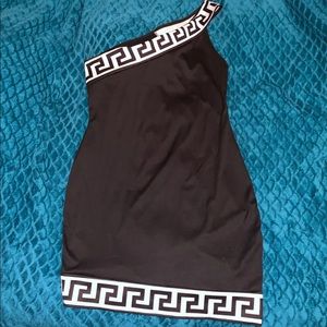 Black and white dress